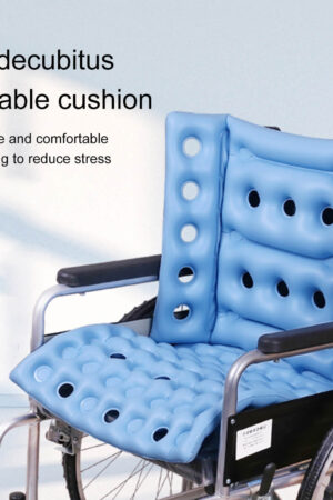Air Inflatable Seat Cushion for bedsore Wheelchair Adjustable Pressure cushion for Sitting Pain-Free