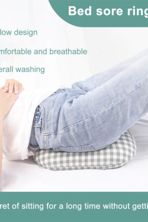 Donut Pillow Tailbone Hemorrhoid Cushion: Relieve Hemorrhoids, Pain, and Bedsores